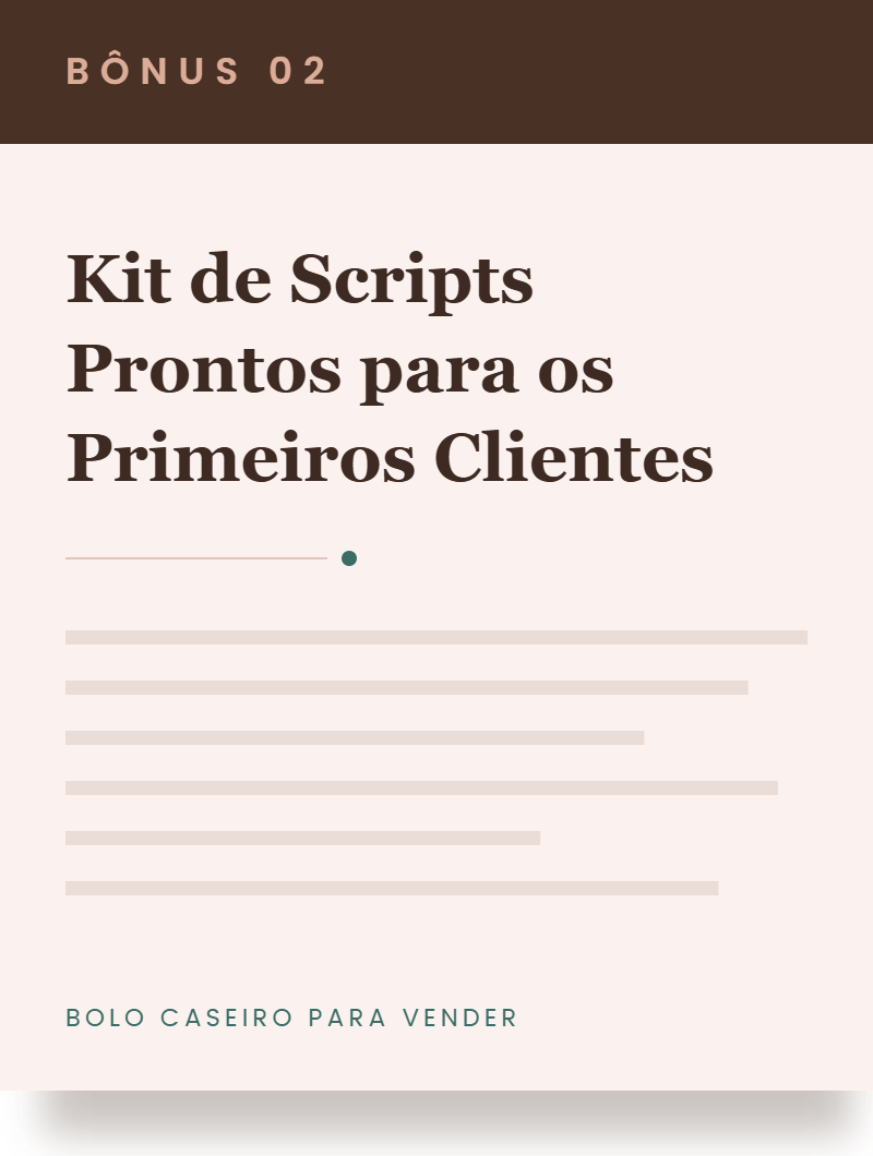 mockup do bônus Kit de Scripts Prontos para os Primeiros Clientes